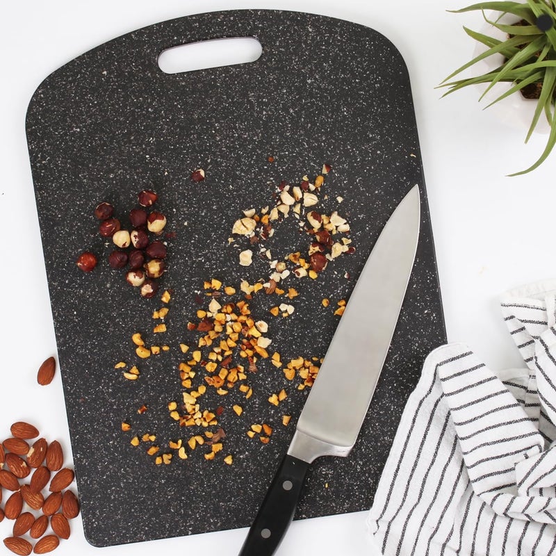 Dexas Decorator House SuperBoard Cutting Board with Rounded Corners, 12 by 16 inches, Heavy Granite - Image 3
